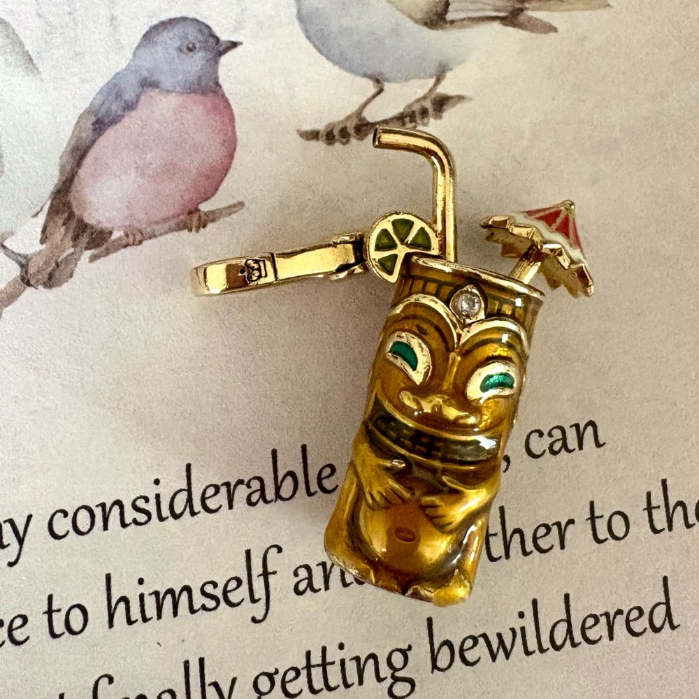 EUC HTF RARE Iconic Juicy Couture Tiki Drink Collectors Charm